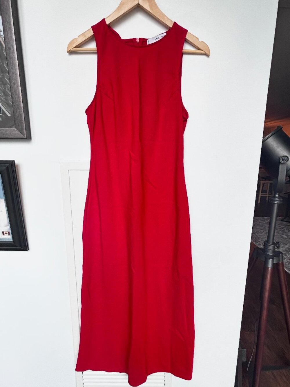 MNG LINEN DRESS